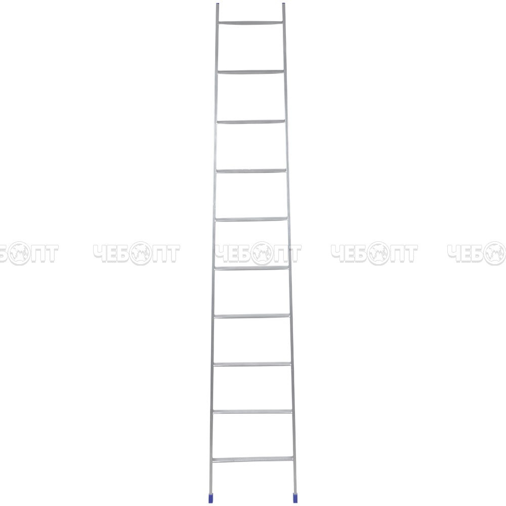 Лестница приставная 10 ступеней (высота 2470 мм, макс. нагрузка 100 кг) арт. Л10 NIKA [1]. ЧЕБОПТ.
