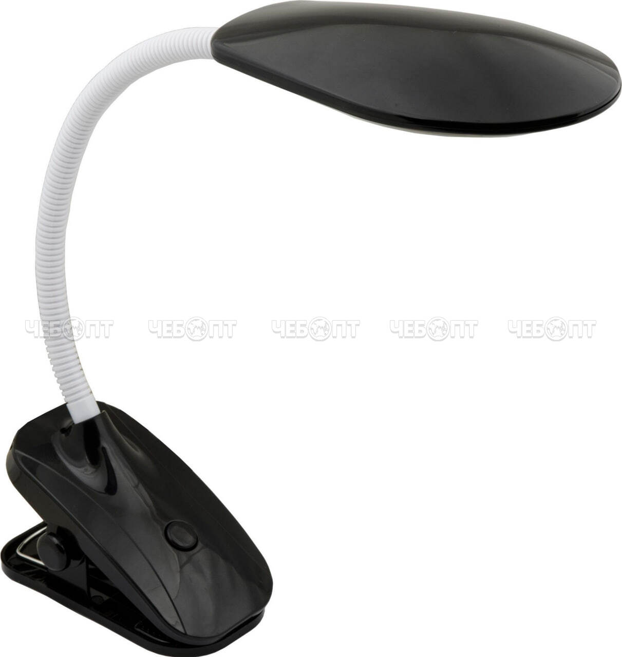 Лампа настольная TLD-546 Black 35 Вт, на прищепке, механический выключатель, светодиодная [20] UNIEL. ЧЕБОПТ.